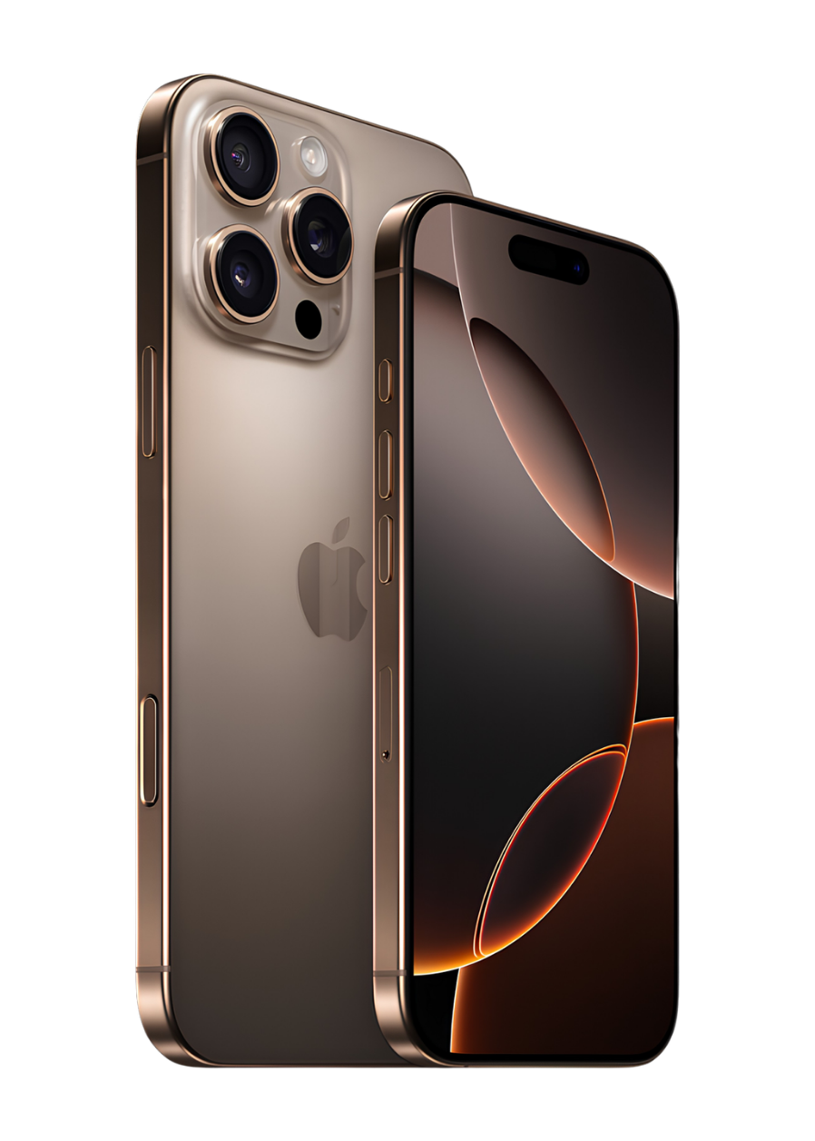 iPhone 16 Pro Max front and rear view